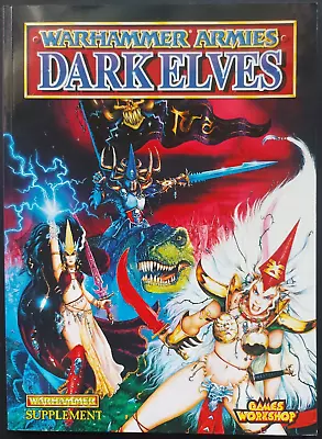 Warhammer Armies Dark Elves 1996 4th Edition Rule Book • £17.95