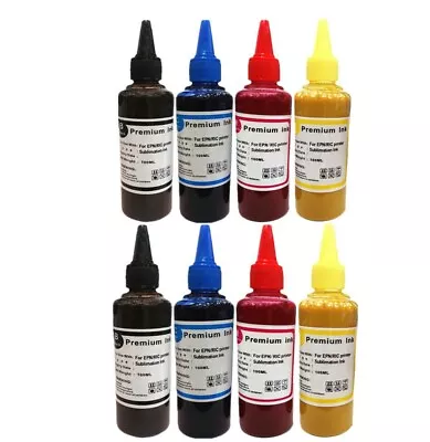 £34.99 • Buy 800ml Sublimation Ink Sublim Sharp Dye Sub  4 Colour Set Fits Epson Printers