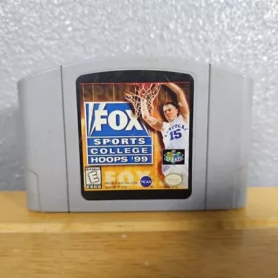 Nintendo 64 N64 FOX Sports College Hoops '99 Basketball Game Cartridge Only • $5.99