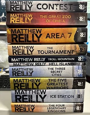 Matthew Reilly Book Collection 10 Book Paperback Free Postage • $90