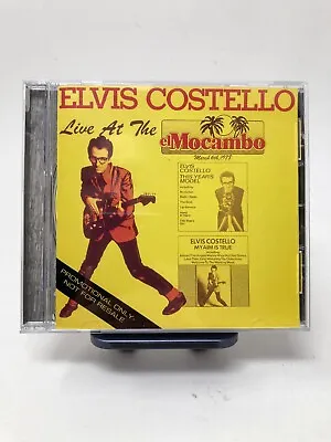 Elvis Costello Live At The El Mocambo CD Promo • $14.99