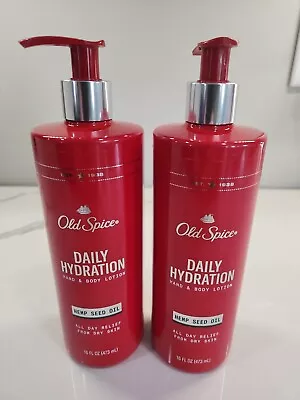 2 Ct Old Spice 16 Oz Daily Hydration Hemp Seed Oil Hand & Body Lotion  • $29.99