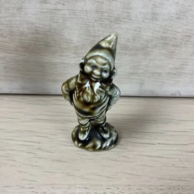 Vintage Lucky Leprechaun Wade 2.75” Green Brown Figurine • $12