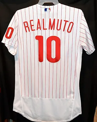 J T Realmuto 2021 Game-Used Home Jersey Philadelphia Phillies MLB.com Authentic • $1750