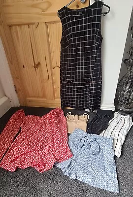 Womens Clothing Bundle Missguided Playsuit Dress Lipsy Trousers Size 8 X 6 Items • £4