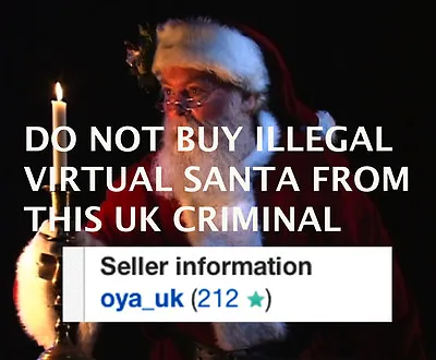 VIRTUAL SANTA NOT STOLEN BY UK THIEF Plus Free Personalized Demo • $6