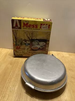 Vintage Collectible Aluminum 5 Piece Mess Kit • $0.99