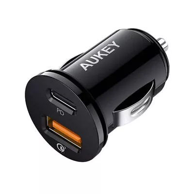 High-Speed USB-C 30W Dual-Port Fast Quick Charging Car Charger For Smartphone US • $6.99