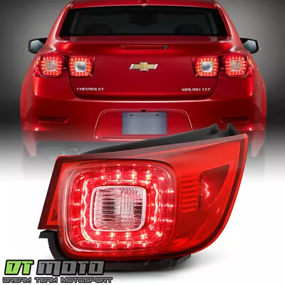 2013-2015 Chevy Malibu LTZ Limited LTZ Outer LED Tail Light Lamp Passenger Side • $126.96