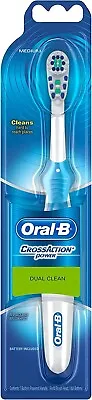 $12.89 • Buy Oral B Cross-action Power Toothbrush SOFT (Color Vary)ELECTRIC DUAL CLEAN 1PCS