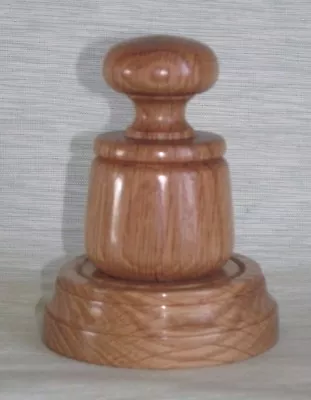 £18.99 • Buy Wooden Palm Pocket Gavel And Sounding Block In Quality Oak Wood