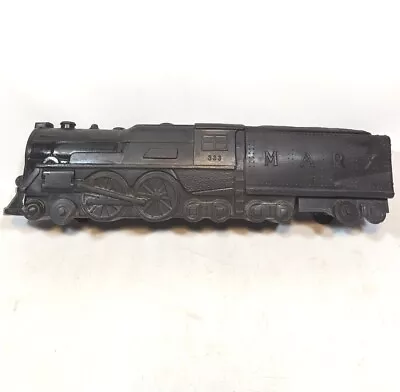 Vtg Marx Train Engine RR 333 Large 19  Plastic Blow Mold Black • $32.99