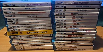 You Choose! Nintendo Wii U Games Mario Lego Kirby & More! Tested • $11.90