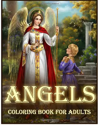 £8.99 • Buy Angels Coloring Book Training Meditation Anti-Stress Creative Gift Kids Fun