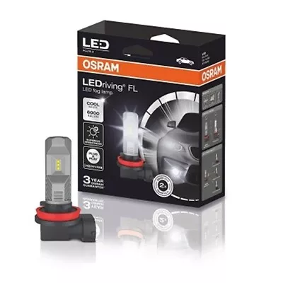 OSRAM H8 H11 H16 Lamps LEDriving Fog Lights 6000k White Pair X2 • $67