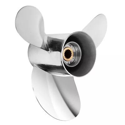 13 1/2 X 18 Stainless Steel Outboard Propeller Fit Yamaha 50-130HP 15 SplineRH • $289