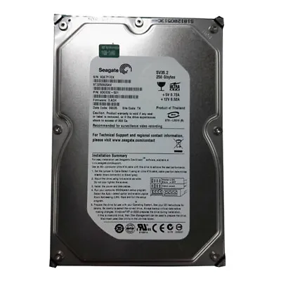Seagate 250GB ST3250820AV 7200RPM IDE PATA 3.5  Internal HDD Hard Disk Drive • £32.39