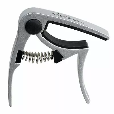 $10 • Buy Guitto GGC-06 Quick Change Capo For Guitar /Ukulele - Silver - Jam Music Ins