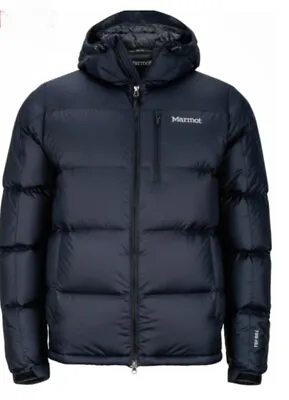 Marmot Down Puffer Jacket 700 Fill Black Mens Big 1X Guides Down Jacket New! • $120
