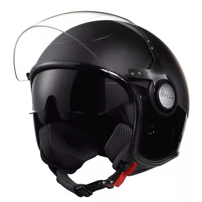 Helmet Jet PIAGGIO VESPA VJ Matte Black/ Gloss • $361.11