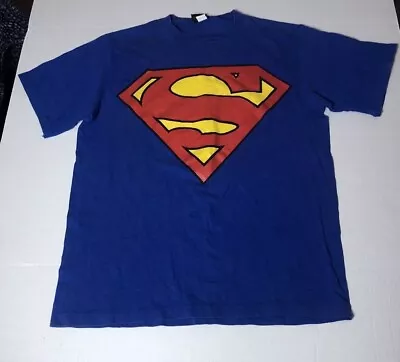 Vintage 2000 Superman Warner Bros Movie World T-Shirt DC Comics Single Stitch • $19.99
