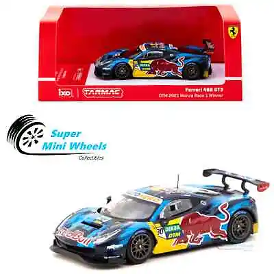 Tarmac Works X IXO 1:64 Ferrari 488 GT3 DTM 2021 Monza #30 Race 1 Winner • $24.99