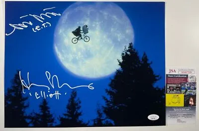 Henry Thomas & Matthew DeMeritt Signed E.T. 11x14 Photo F Autograph JSA COA • $119.95