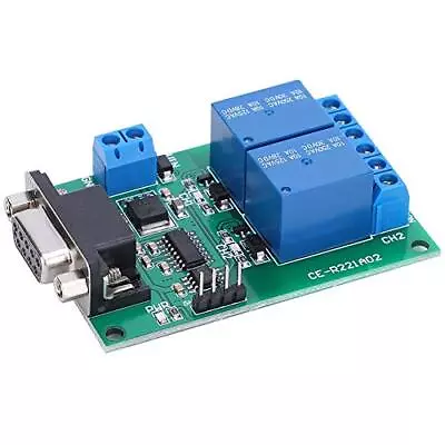 Relay Switch Board2 Channel Serial Port Relay Module RS232 UART Protocol DB9 ... • $20.52