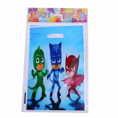 10 PJ Masks Party Gift Bags Candy Favour Bag Loot Bag For Birthday • $5.50