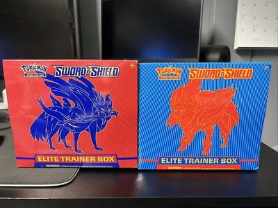 $123 • Buy Pokemon Zacian & Zamazenta Sword And Shield ETB Elite Trainer Box Sealed 2020