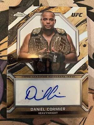 2024 Topps Chrome Ufc Daniel Cormier #moc-dco  Marks Of Champions Auto Autograph • $24.99