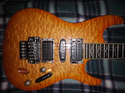 Ibanez Series S S470DXQM Electric Guitar 2008 Quilted Maple Natural DiMarzio • $650