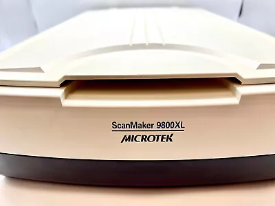 Microtek Scanner 9800XL 1600-dpi Optical Res. -  Large 12  X 17  Scan Area CLEAN • $1200