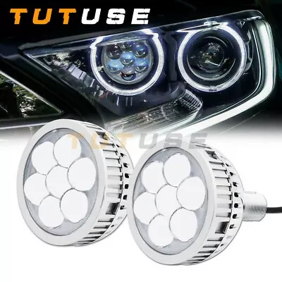 3'' LED 40W Laser Projector Headlight High Beam Lens White Devil Eyes Retrofit • $63.50