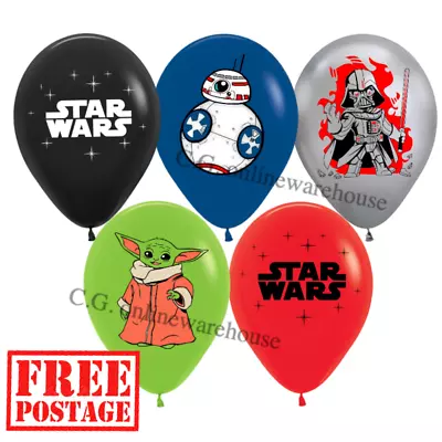 5pcs Star Wars Baby Yoda Latex Balloons Birthday Party Decoration Supply 12 INCH • $4.80