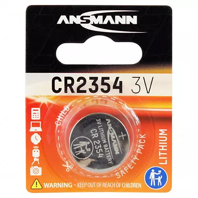1 X Ansmann 3v Cr2354 Battery Suits Some Polar Heart Rate Monitor Watches • $11.88