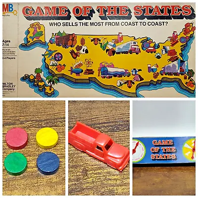 Vintage 1979 Game Of The States Replacement Pieces • $1.50