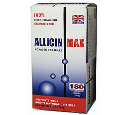 Allicin Max Garlic - 180 Capsules • £30.85