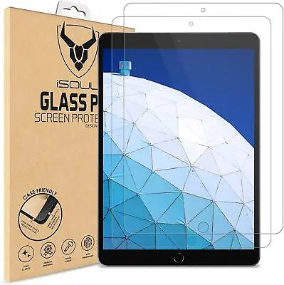 Screen Protector Tempered Glass Fits Apple IPad Air 3 IPad Pro 10.5  Clear Film • £5.99