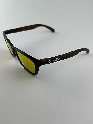 Oakley Frogskins Matte Rootbeer Fire Iridium 03-148 LE3000 Orange RARE • $199.99