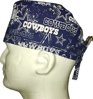 NFL Dallas Cowboys Faded Stars Scrub Hat Chemo Cap • $18