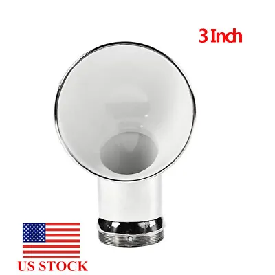 US 3 316 Grade Stainless Steel Round White Cowl Vent Marines Boats Yachts Ships • $90.99
