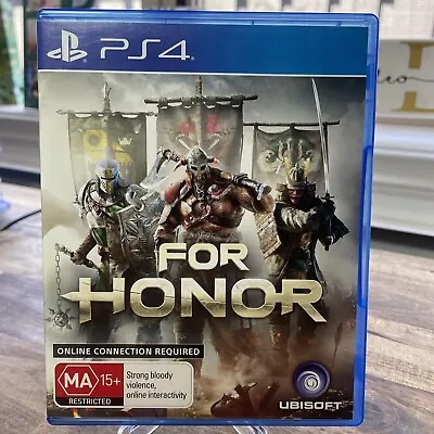 For Honor PS4 PlayStation 4 PAL Ubisoft Complete With Manual / Insert • $15