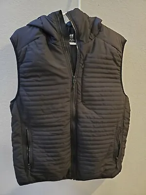 H & M Black Quilted/Puffer Style Vest Size L • $10.79