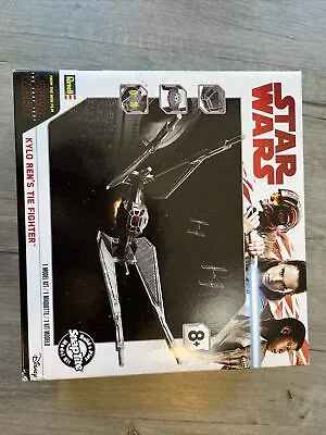 Revell Star Wars Kylo Ren’s TIE Fighter Snap Tite Model Kit 85-1647 New Sealed • $49.99