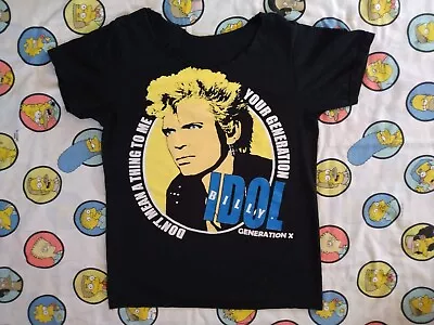 $18 • Buy Billy Idol Shirt M Generation X The Damned Sex Pistols Misfits Ramones Nofx Punk
