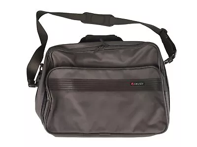 Delsey Unisex Adults Brown Detachable Strap Briefcase Document Case Size Medium • $19.99