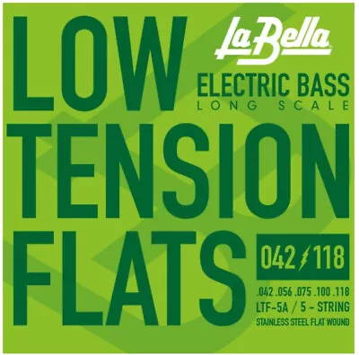 LaBella LTF-5A Low Tension Flat Wound 5-String Bass Set • $59.99