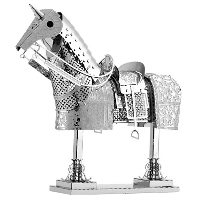 Fascinations Metal Earth Knight Horse Armor 3D Laser Cut Steel Model Kit MMS143 • $10.95