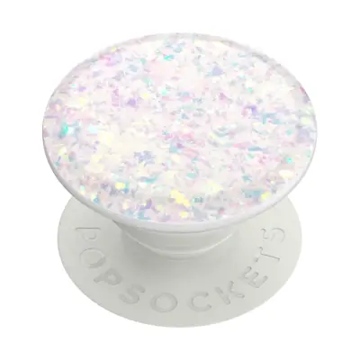 $26.95 • Buy PopSockets PopGrip Phone Grip Stand Mount Holder Swap - Iridescent Confetti Whit